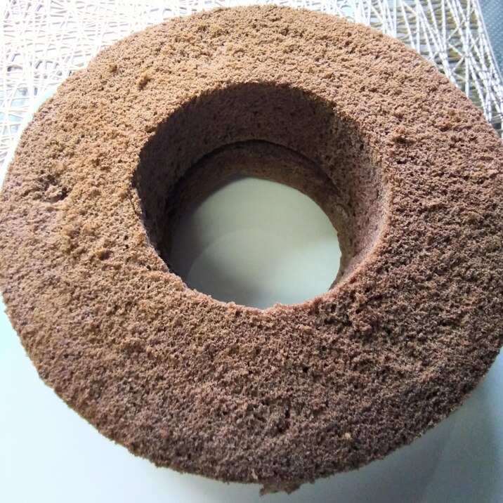 簡単 ココアシフォンケーキ